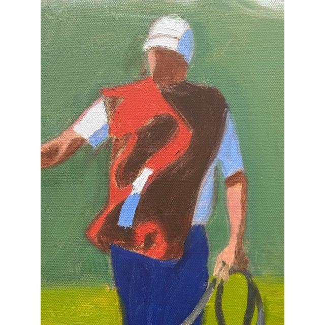 2020s Long Walk to the Track Expressionism Oil Painting For Sale - Image 5 of 7