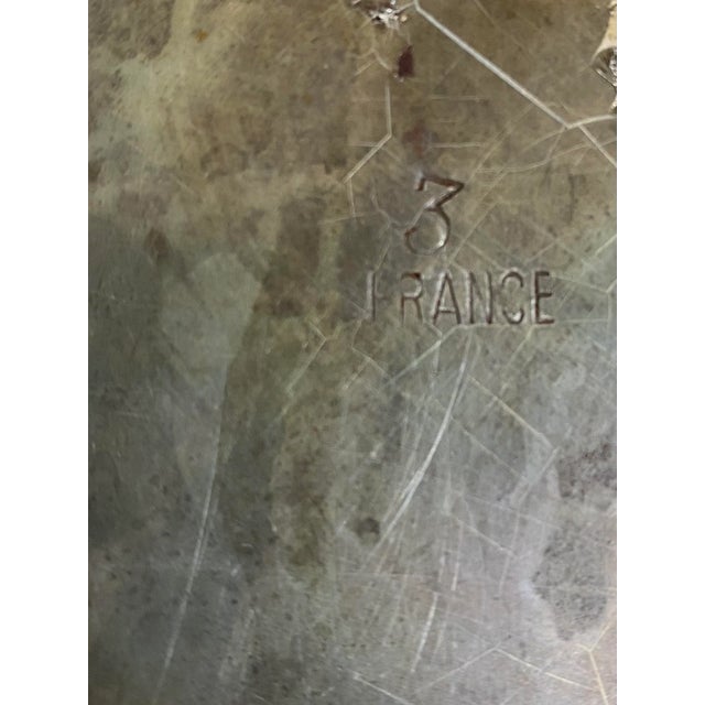 French Vintage French Tea Kettle With Cane Wrapped Handle For Sale - Image 3 of 12