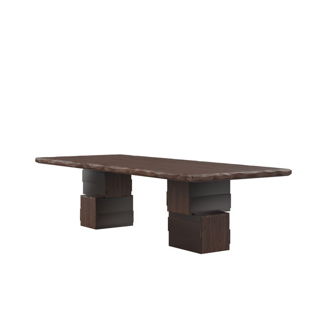 Anthracite Dining Table by Porus Studio For Sale - Image 6 of 12