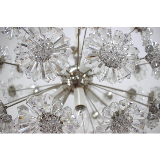 1970s Dandelion Chandelier from Preciosa, 1970s For Sale - Image 5 of 13