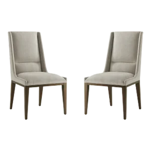 Two Upholstered Dining Side Chairs