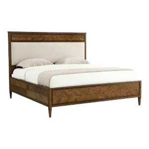 California King Bed - Dark Oak