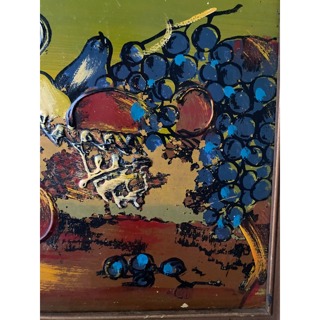 Mid-Century Still Life on Panel Framed For Sale - Image 4 of 9