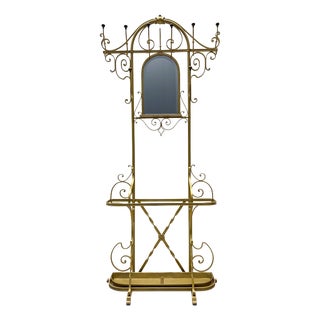 Cold-Forged Iron Wardrobe from G. Fluss, 1956 For Sale