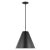 Visual Comfort Thomas O'Brien By Visual Comfort Studio Gordon 1-Light Pendant with Steel Shade in Midnight Black For Sale - Image 4 of 4