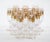 Traditional Val Saint Lambert Set of 12 Gilt Gold-Decorated Tableware Flute Service For Sale - Image 3 of 14