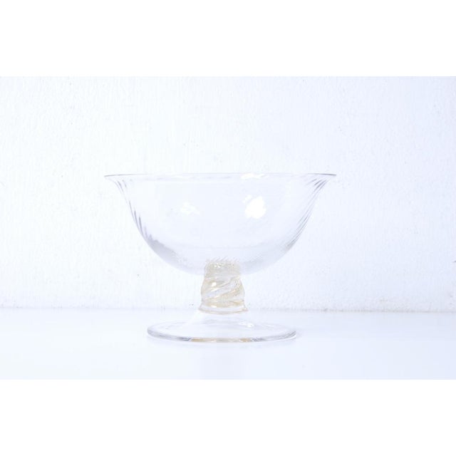 Beautiful pair of about 60s vases, artisan production made in Italy (Murano) for Lancel Paris. Two different forms, same...