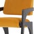 Arches Bar Stool in Mustard Velvet and Black Lacquered from Insidherland For Sale - Image 6 of 15