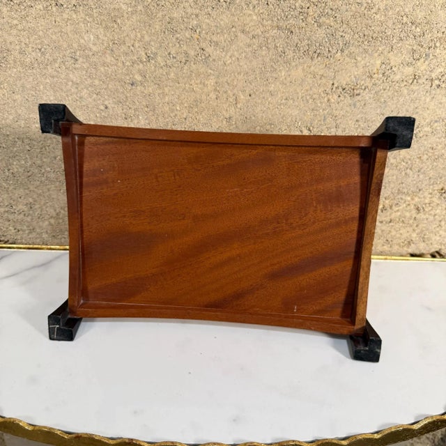 Ebony Post Modern Wood Jewelry Box Woodworking Studio For Sale - Image 8 of 10