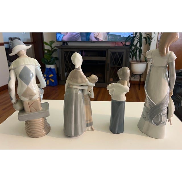 Spanish Lot of 4 Porcelain Casades Figurines For Sale - Image 3 of 8