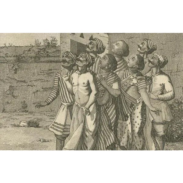 Sonnerat, Hindu Hook-Swinging Ceremony in Honor of Mariamman, 1806, Engraving For Sale - Image 3 of 10