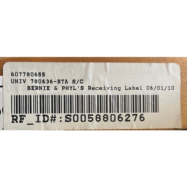 2010s Set 10 Dining Chairs Mission Shaker Amish Style Cherry Wood Slat Backs 2 Arms 8 Sides. For Sale - Image 5 of 8