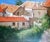 Textile Oil Painting Orebic (Croatia) Korkishko Vasily For Sale - Image 7 of 7