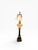 Mid 20th Century Mid 20th Century Pair of Neoclassical Empire Style Crystal Oil Font Marble & Gilt Bronze Table Lamps For Sale - Image 5 of 10