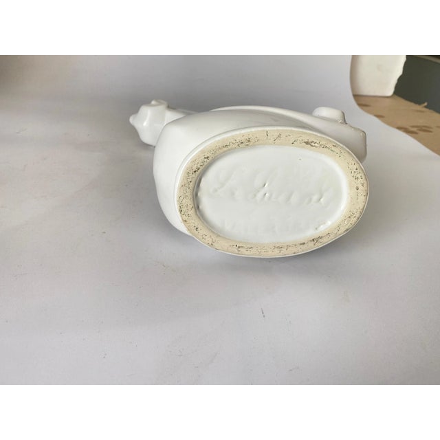 Ceramic Jug with White Color Vallauris France, 1960s For Sale - Image 4 of 10