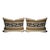 Pair of Mid 20th Century Geometric Mexican Weaving Pillows For Sale