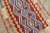 1970s Scandinavian Red Small Kilim For Sale - Image 12 of 13