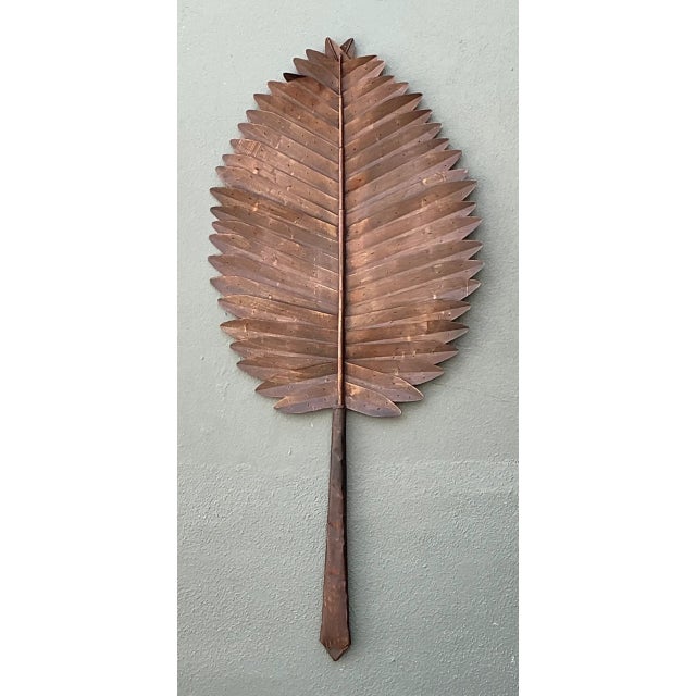 Copper Vintage Copper Botanical Wall Art For Sale - Image 8 of 12
