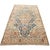 Tribal Antique Floral Medallion Rug 4x6 | Blue, Dusty Pink & Red For Sale - Image 3 of 5