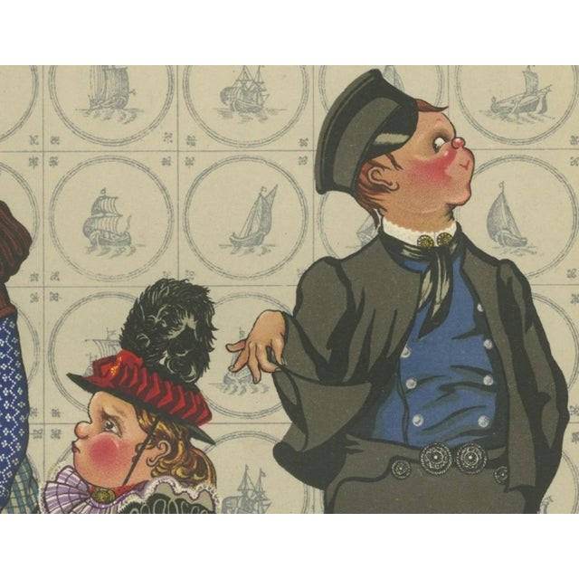 Gratiane de Gardilanne and Elizabeth Whitney Moffatt, Sunday Dress of Huizen Children, 1932, Print For Sale - Image 3 of 6