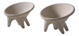Concrete Sphere Chairs, Italy, 1960s, Set of 2