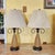 Pair of Frosted Glass and Scrollwork Table Lamps, Early 21st Century For Sale - Image 16 of 18