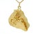 Italian Modernist 14k Gold Handcrafted Sculptural Ram Pendant, Circa 1975 For Sale - Image 11 of 12
