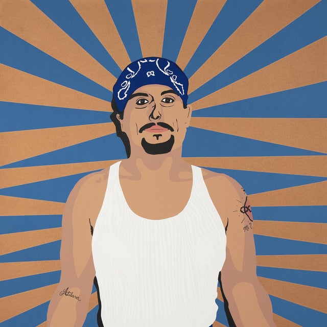 1990s 'Veterano' by Lawrence Colacion, 1995, Chicano Art, Xicano, Los Angeles, Lacma, Self Help Graphics & Art For Sale - Image 5 of 10