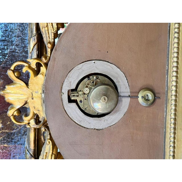Goldenrod Antique Louis XV Mantel Clock, 1779 For Sale - Image 8 of 9