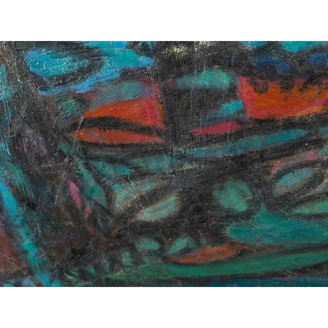 Wilhelm Jan Elsman, Window to the Garden, 20th-century, Oil on Canvas, Framed For Sale - Image 6 of 14