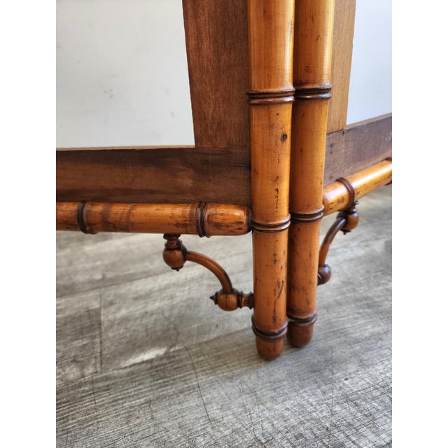 Antique 19th Century French Aesthetic Movement Faux Bamboo Room Divider/ Screen Frame For Sale - Image 10 of 18