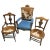 'Desperado Eastlake' 19th Century Rocking Chair Reupholstered in Cowhide and Denim 23" X 23" X 40" For Sale - Image 10 of 10