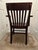 American Antique 1920s Heywood-Wakefield Wood Banker's Armchair For Sale - Image 3 of 8