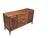 Mid-Century Modern Walnut Buffet With Sculpted Drawer Pulls- Restored For Sale - Image 10 of 13