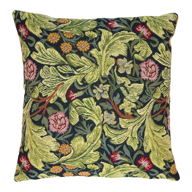 Leicester by Dearle Tapestry Cushion With Feather Filler - 46x46cm (18"x18") For Sale
