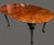 Featured is a Reproduction Queen Anne Style Solid Cherry Dining Table by D. R. Dimes Benchmark Collection. This Queen Anne...
