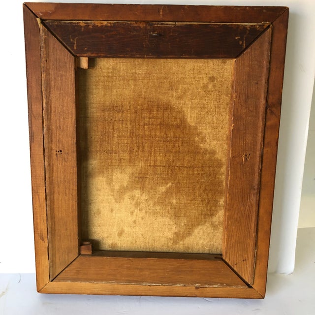 1920s Pre-War Portrait O/C Signed Higgins 1925 Woman For Sale - Image 5 of 6