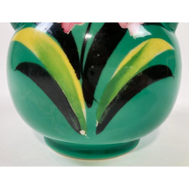 Japanese Antique Japanese Hand-Painted Porcelain Tulipiere For Sale - Image 3 of 8