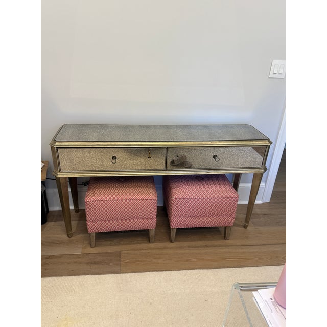 Ethan Allen Mirrored Vivica Console Chairish