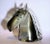 Mid-Century Modern 1970s Vintage Murano Glass Horse Head Signed Sculpture For Sale - Image 3 of 6