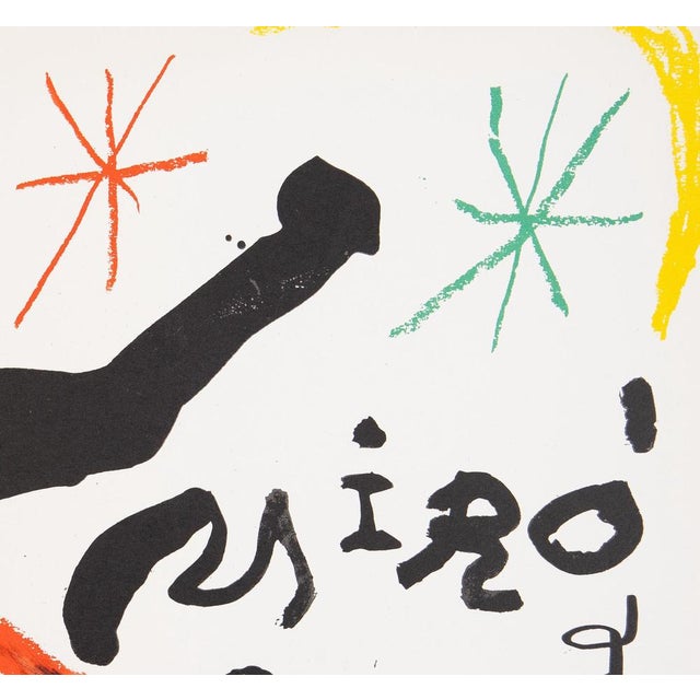 Joan Miro, Barcelona Sala Gaspar, 1964, Original Signed Lithograph For Sale - Image 4 of 6
