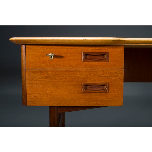 Mid-Century Teak Desk attributed to Musterring, 1960s For Sale - Image 14 of 16