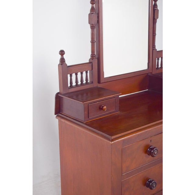 Vintage English Dressing Table with Drawers, 1920s For Sale - Image 3 of 7