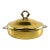 Mid 20th Century Hollywood Regency Solid Brass Covered Serving Dish For Sale