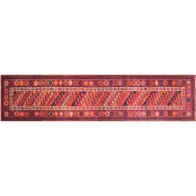 1960s Turkish Oushak Runner For Sale