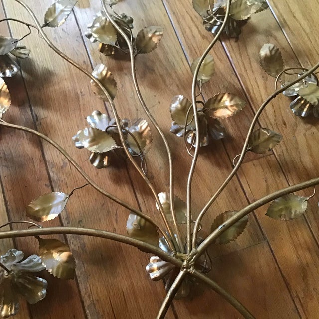 Gold Gilt And Silver Italian Floral Metal Wall Art Chairish