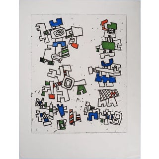 Jacques Soisson, Vagabond Elements, Original Signed Engraving For Sale