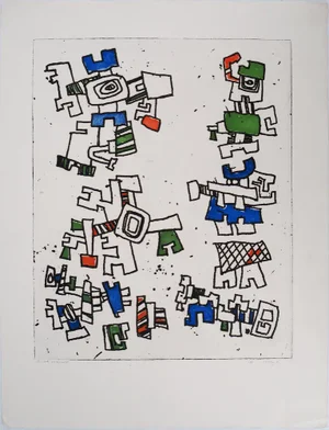 Jacques Soisson, Vagabond Elements, Original Signed Engraving