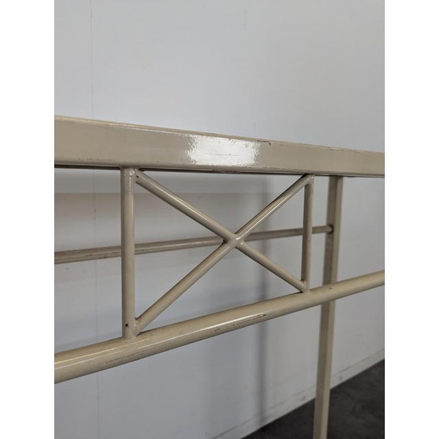 Modern Console Table in Wood and Metal For Sale - Image 6 of 8
