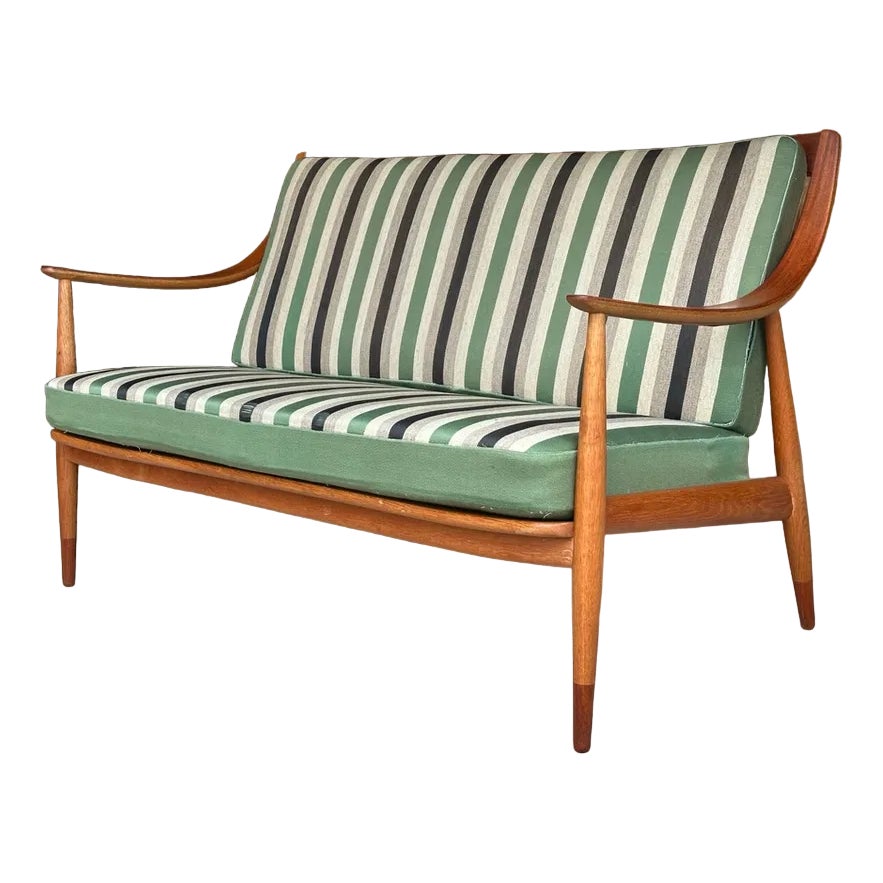 値下げPeter Hvidt &Orla Molgaard Nielsenソファ Peter Hvidt and Orla Mølgaard-Nielsen Teak Sofa for France